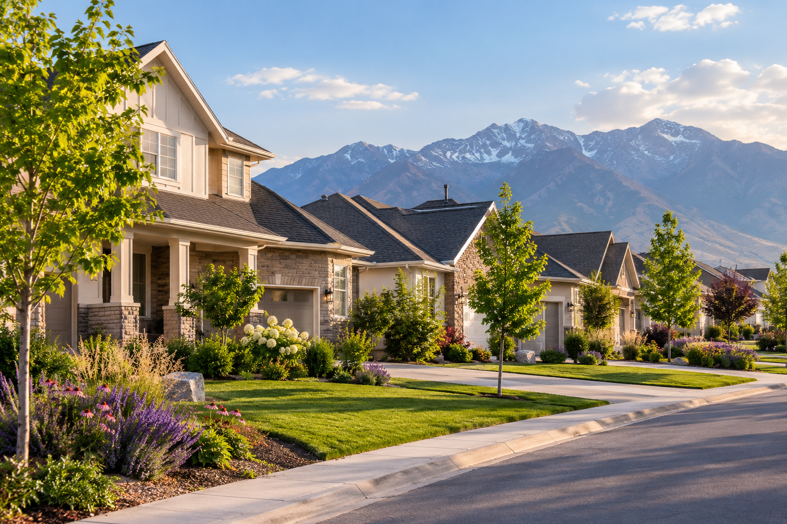 Beautiful Yard at Golden Hour