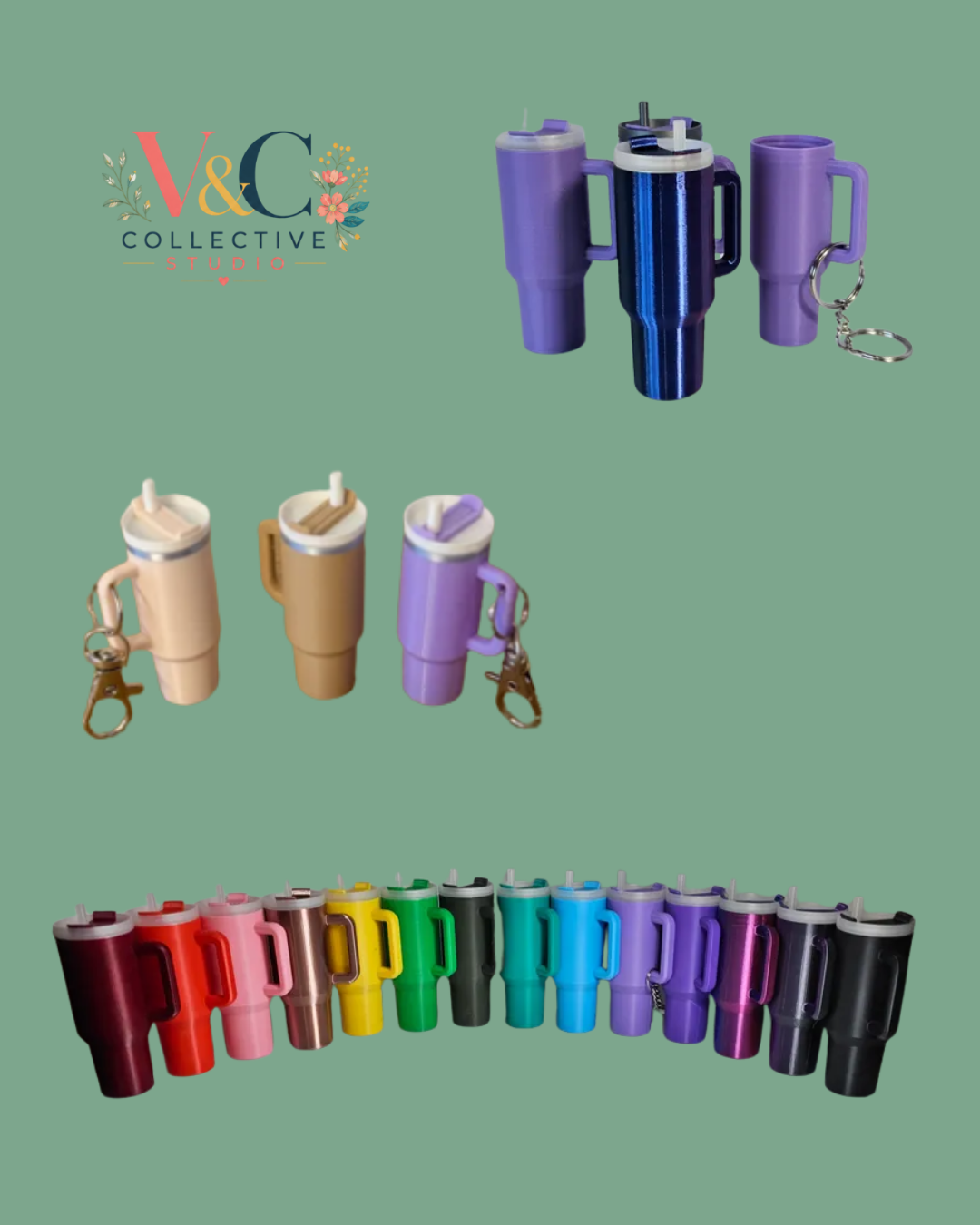 Lip Balm Holder Keychain
