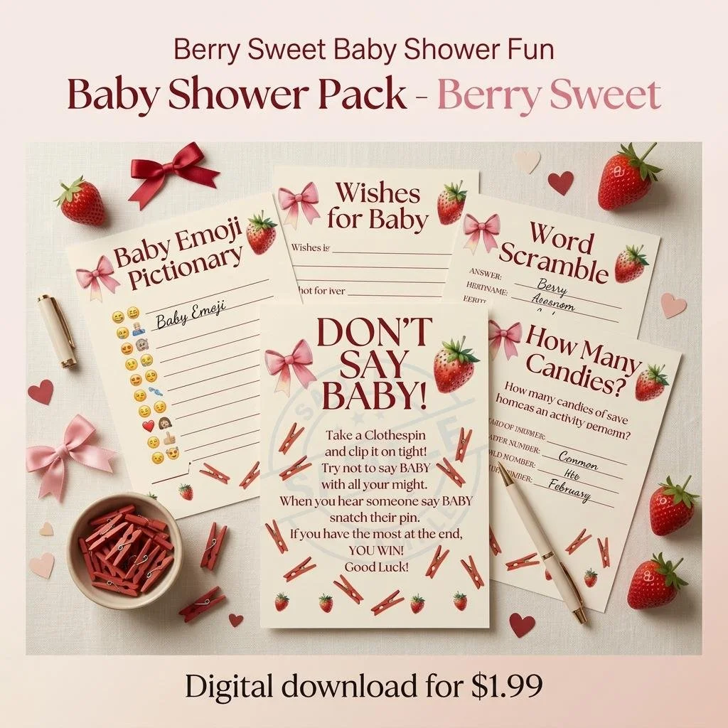 Baby Shower Pack - Berry Sweet