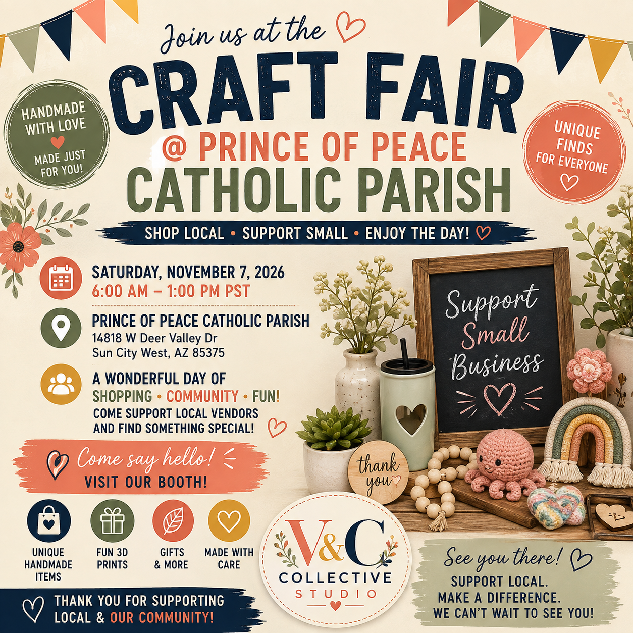 Craft Fair at Prince of Peace Catholic Parish