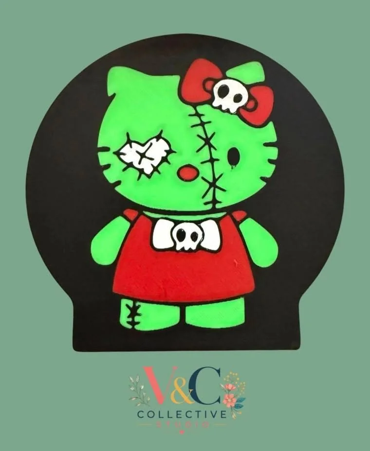 Zombie Kitty Interchangeable Mag Plate & BBW Soap Holder
