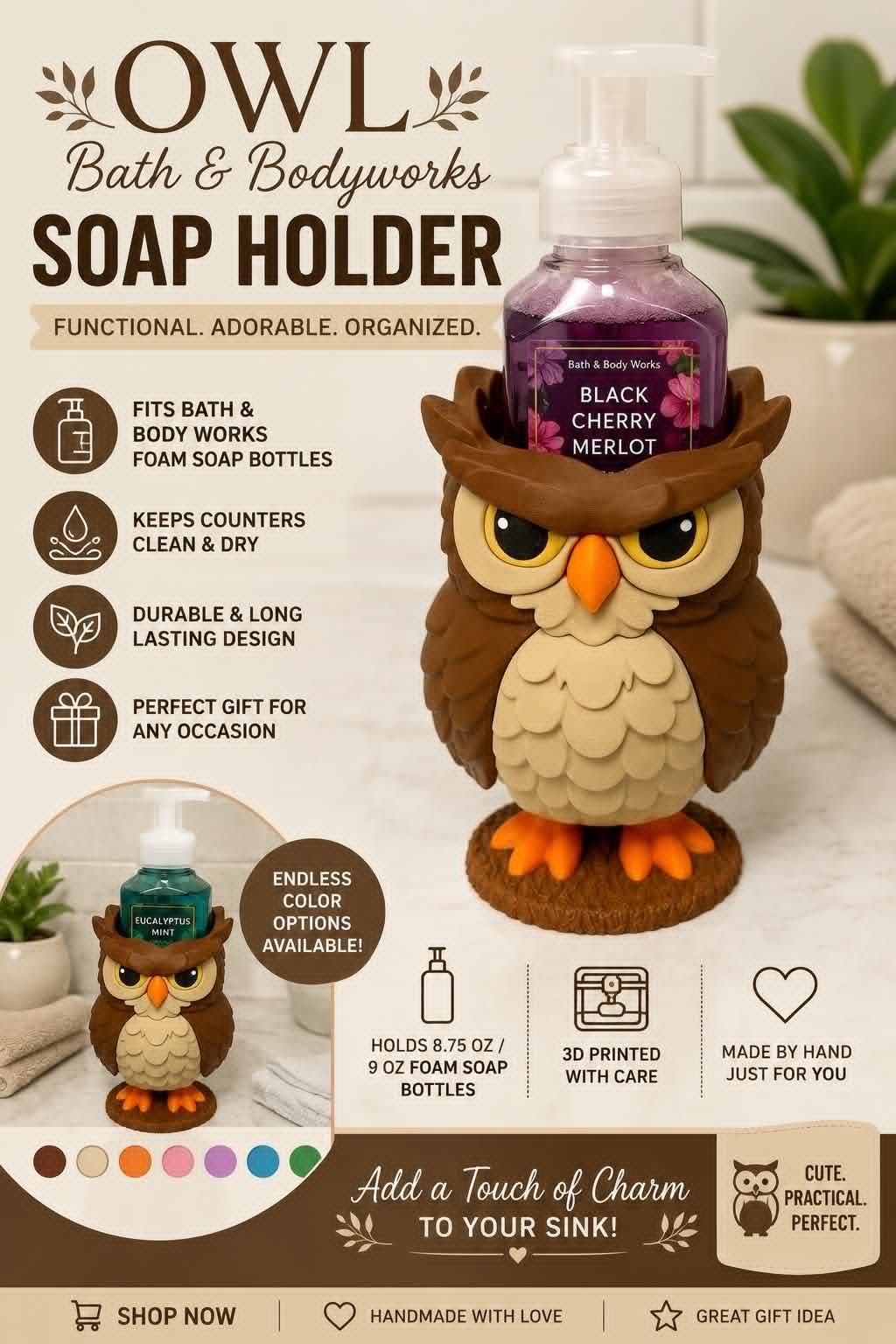 Owl BBW Soap Holder