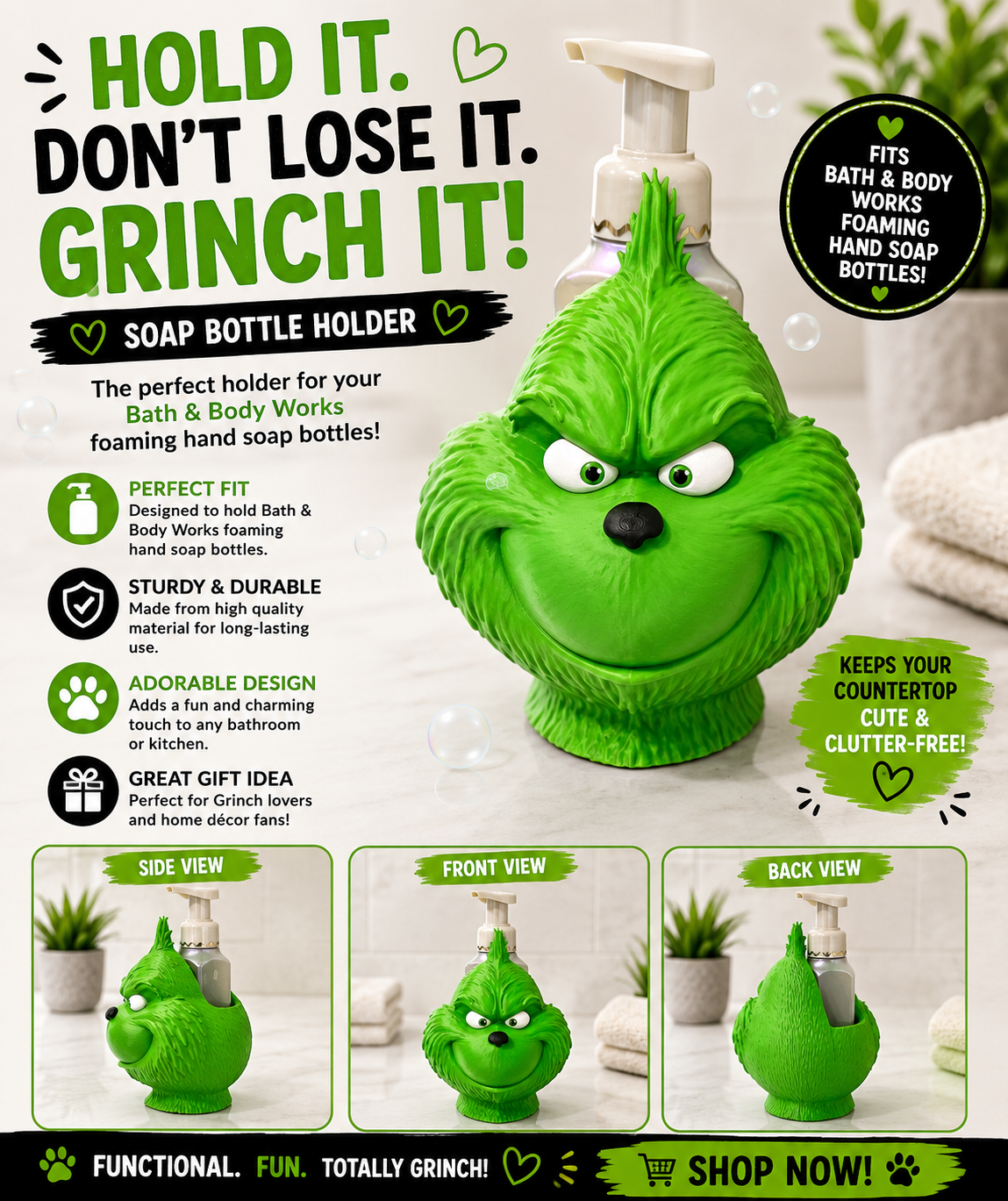 Grinch BBW Soap Holder