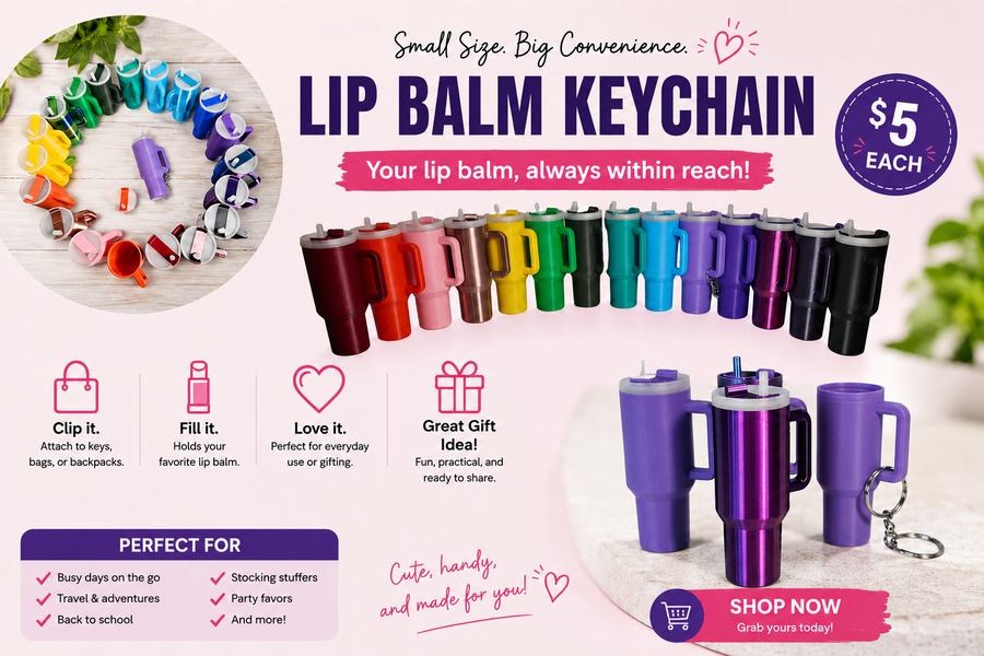 Lip Balm Keychain