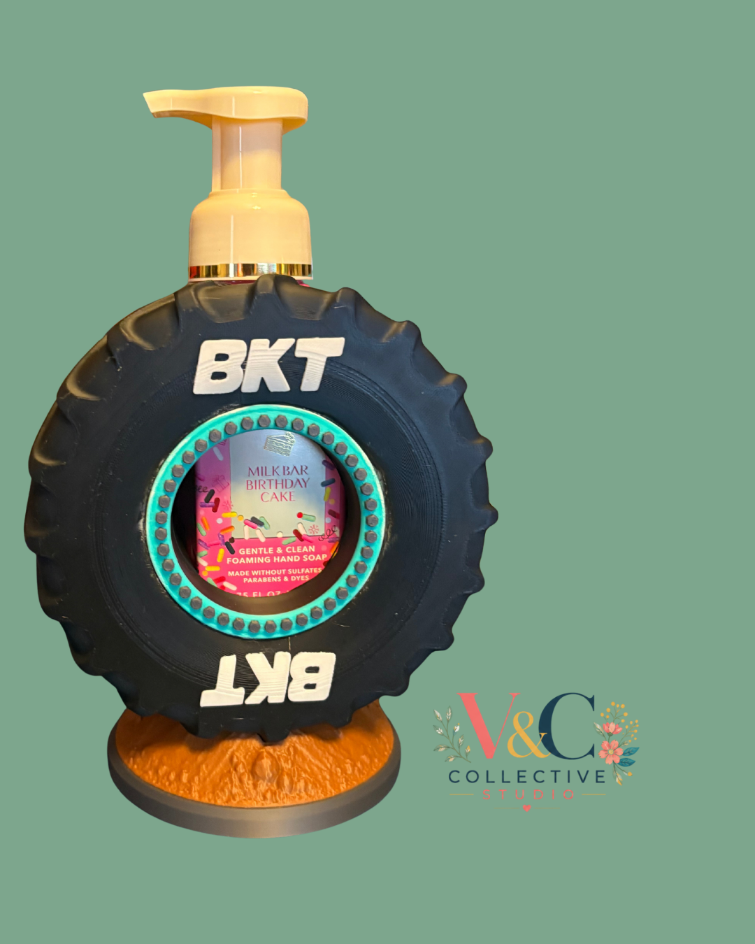 Monster Truck Tire BBW Soap Holder