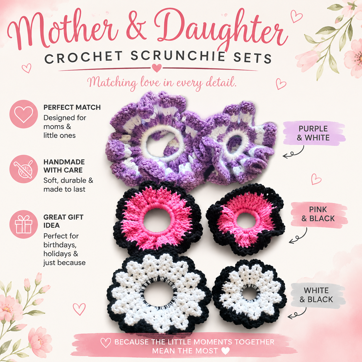 Crochet Scrunchies Mother Daughter.png