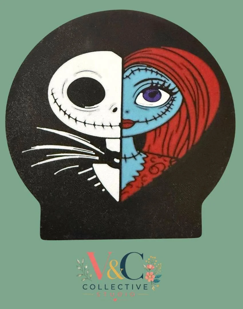 Jack and Sally Interchangeable Mag Plate & BBW Soap Holder