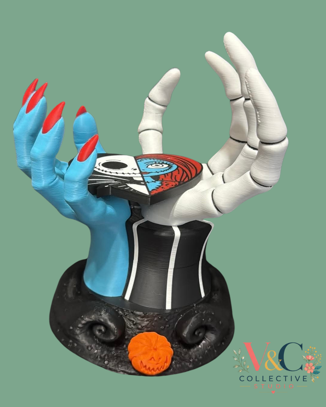 Jack and Sally Candle Holder