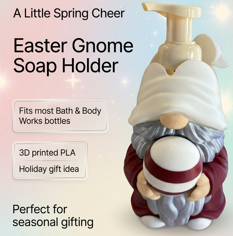 Easter Gnome Soap Holder
