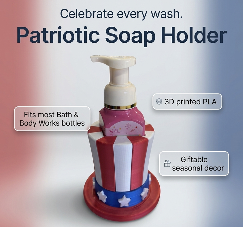 Patriotic Soap Holder