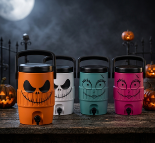 Jack & Sally Inspired Can Holders