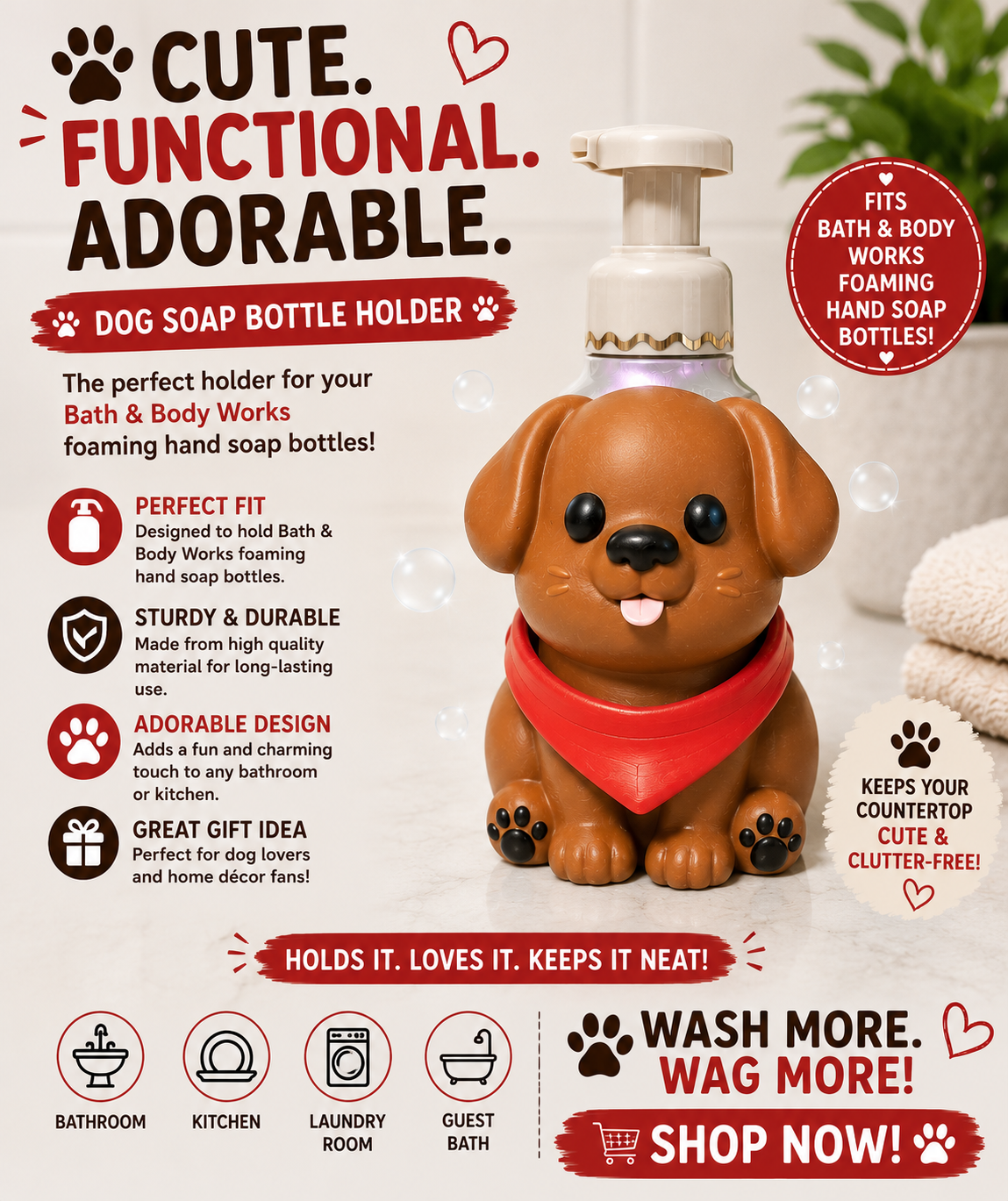 Puppy BBW Soap Holder