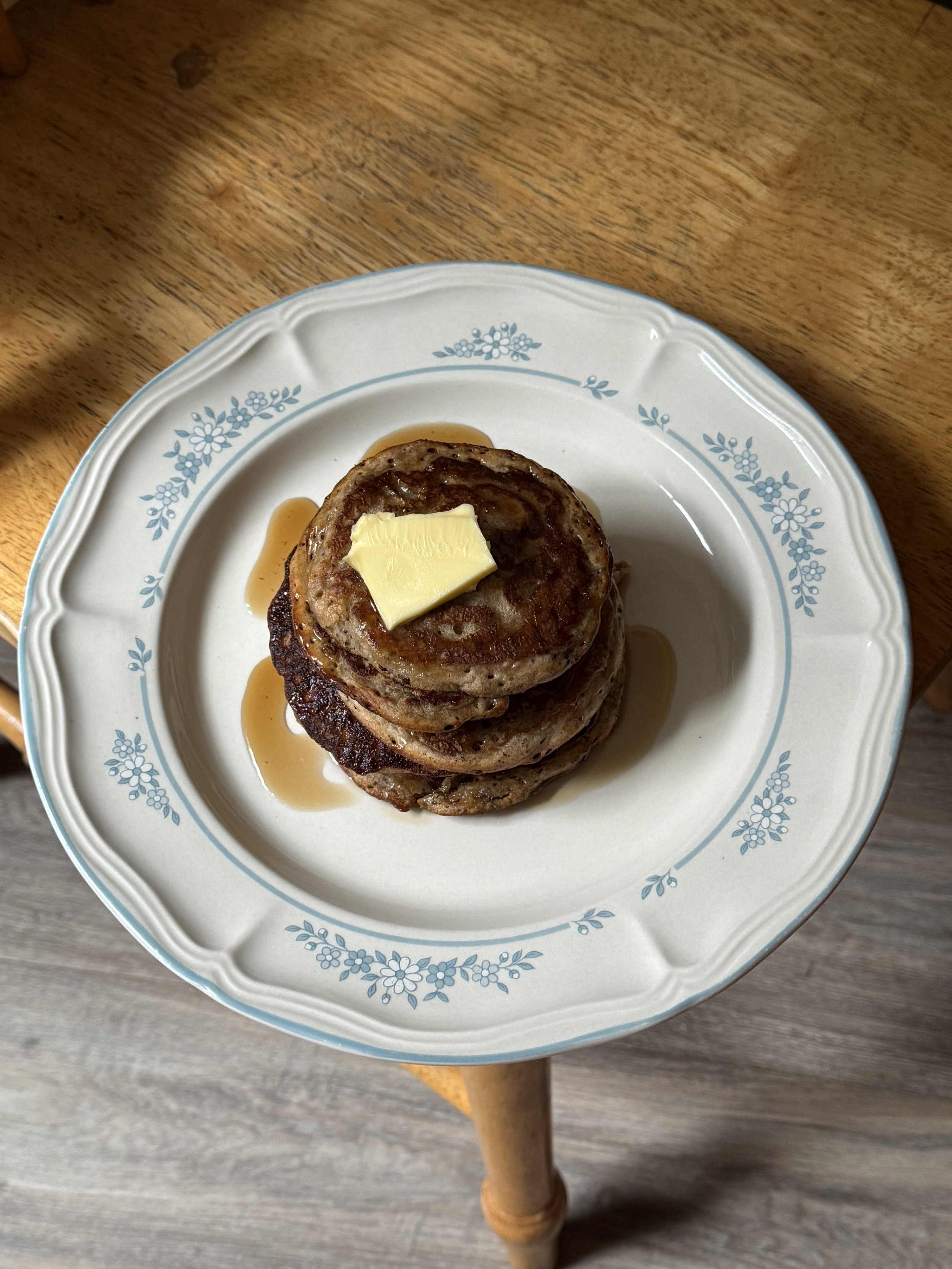 Sourdough Discard Lemon Poppyseed Pancakes 