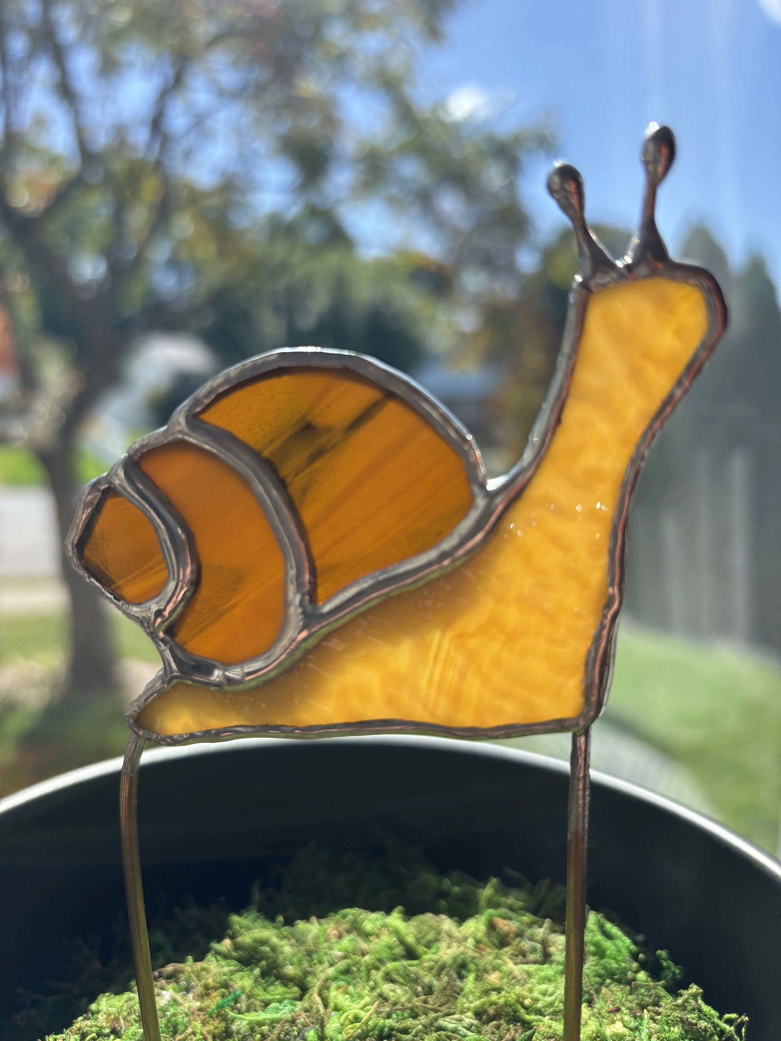 Snail Plant Stake (sm)