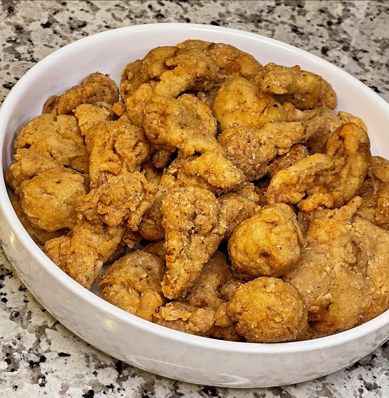 Chicken fried oyster mushrooms