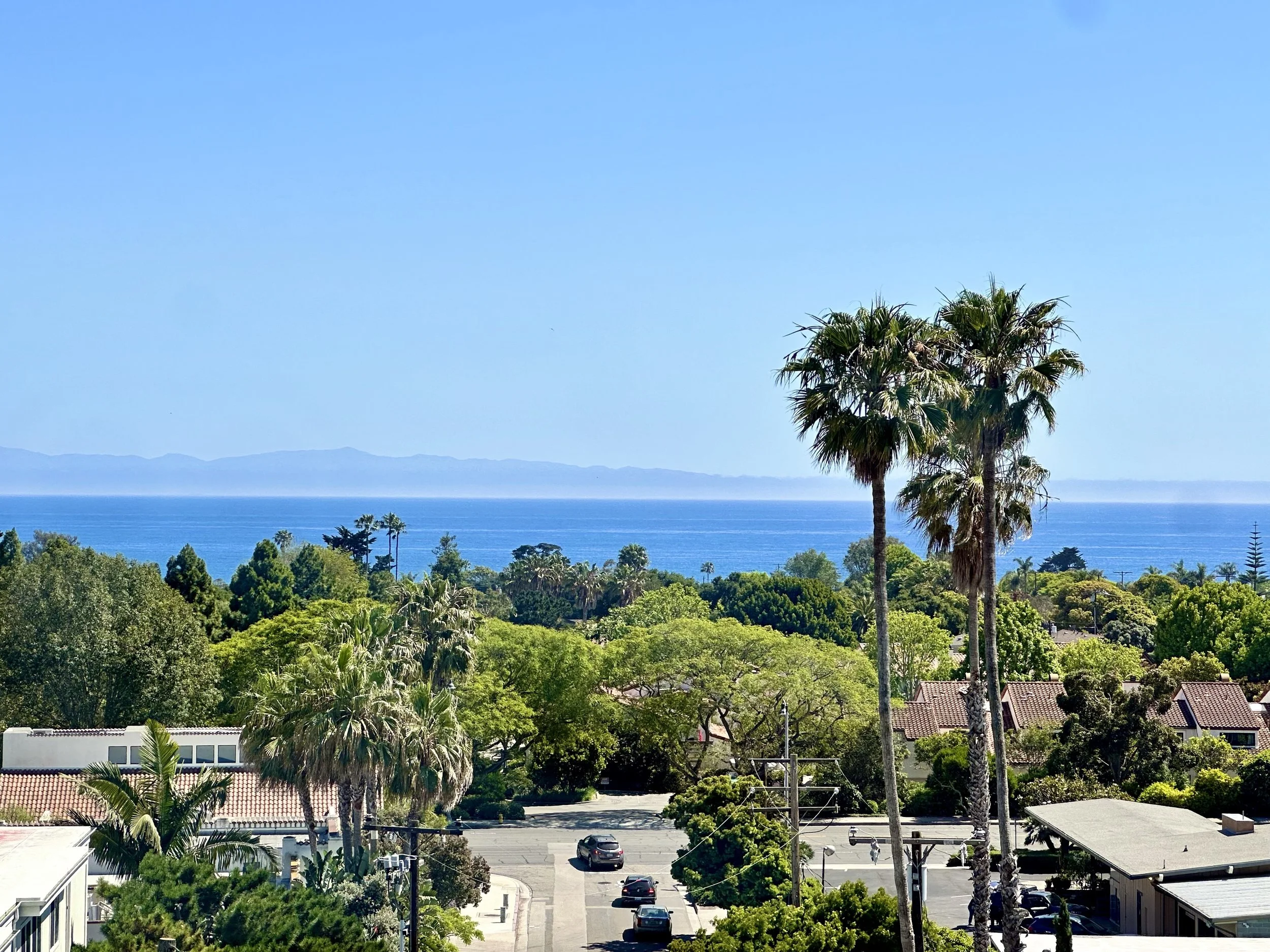 view of the ocean from unit P