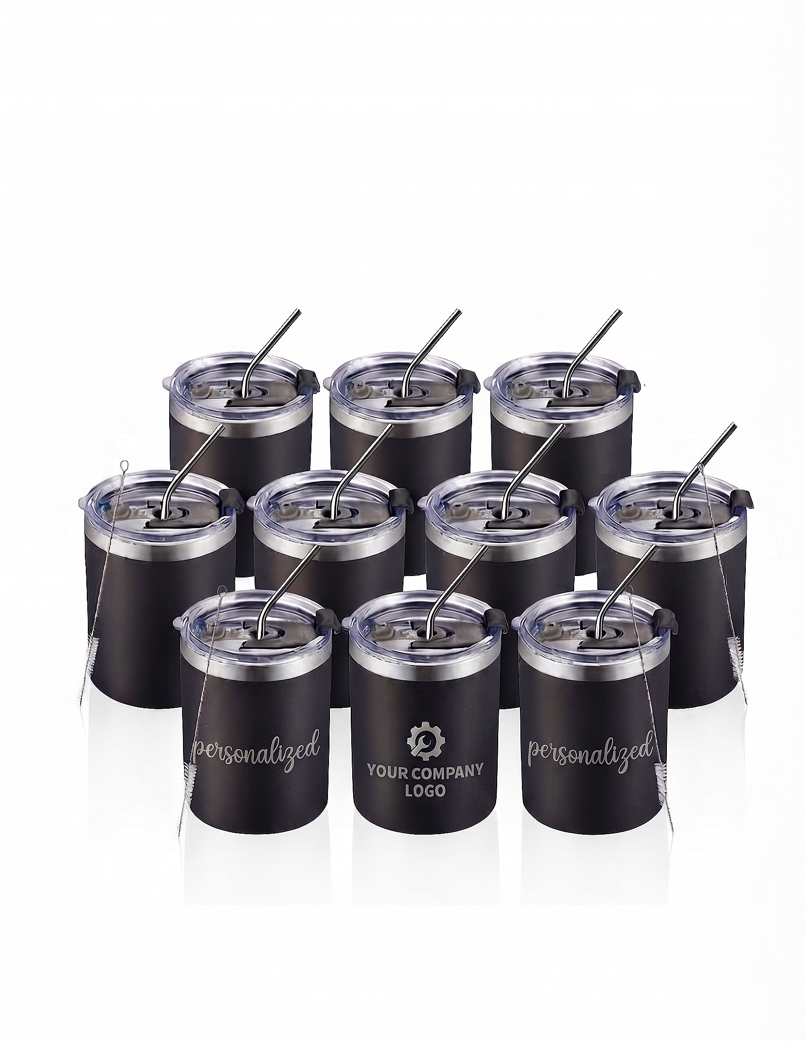 Customize Matte Black Stainless Steel Tumbler