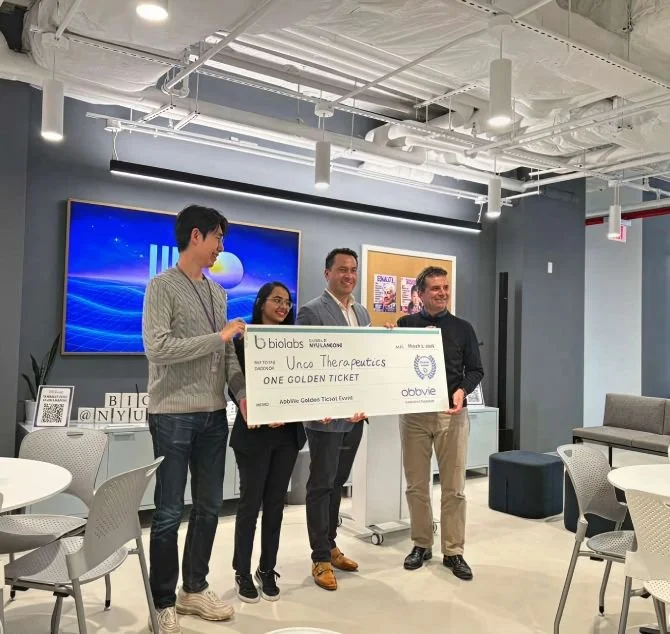 Unco therapeutics awarded the abbVie golden ticket