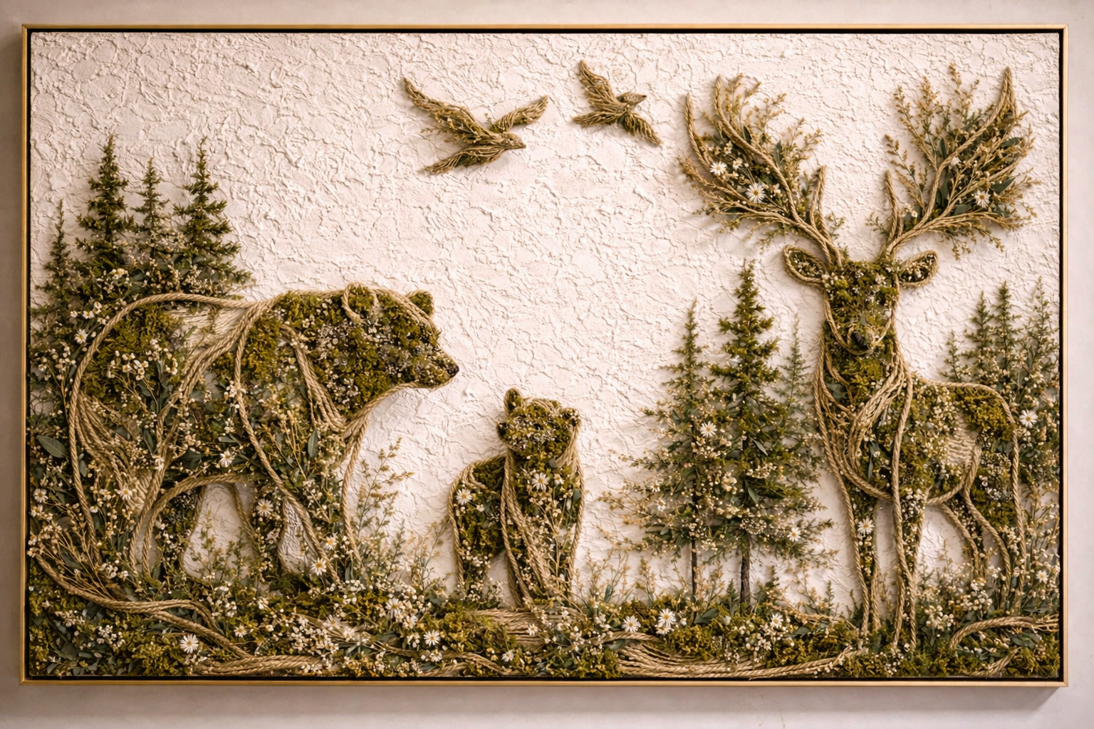 Forest Wildlife 3D Wall Art