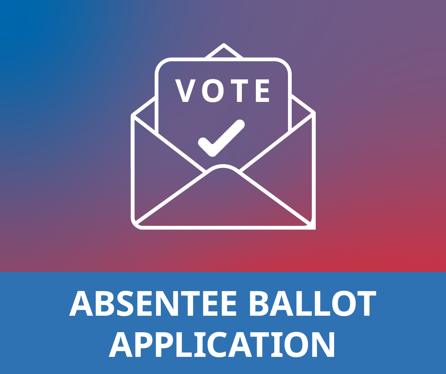 absentee vote icon