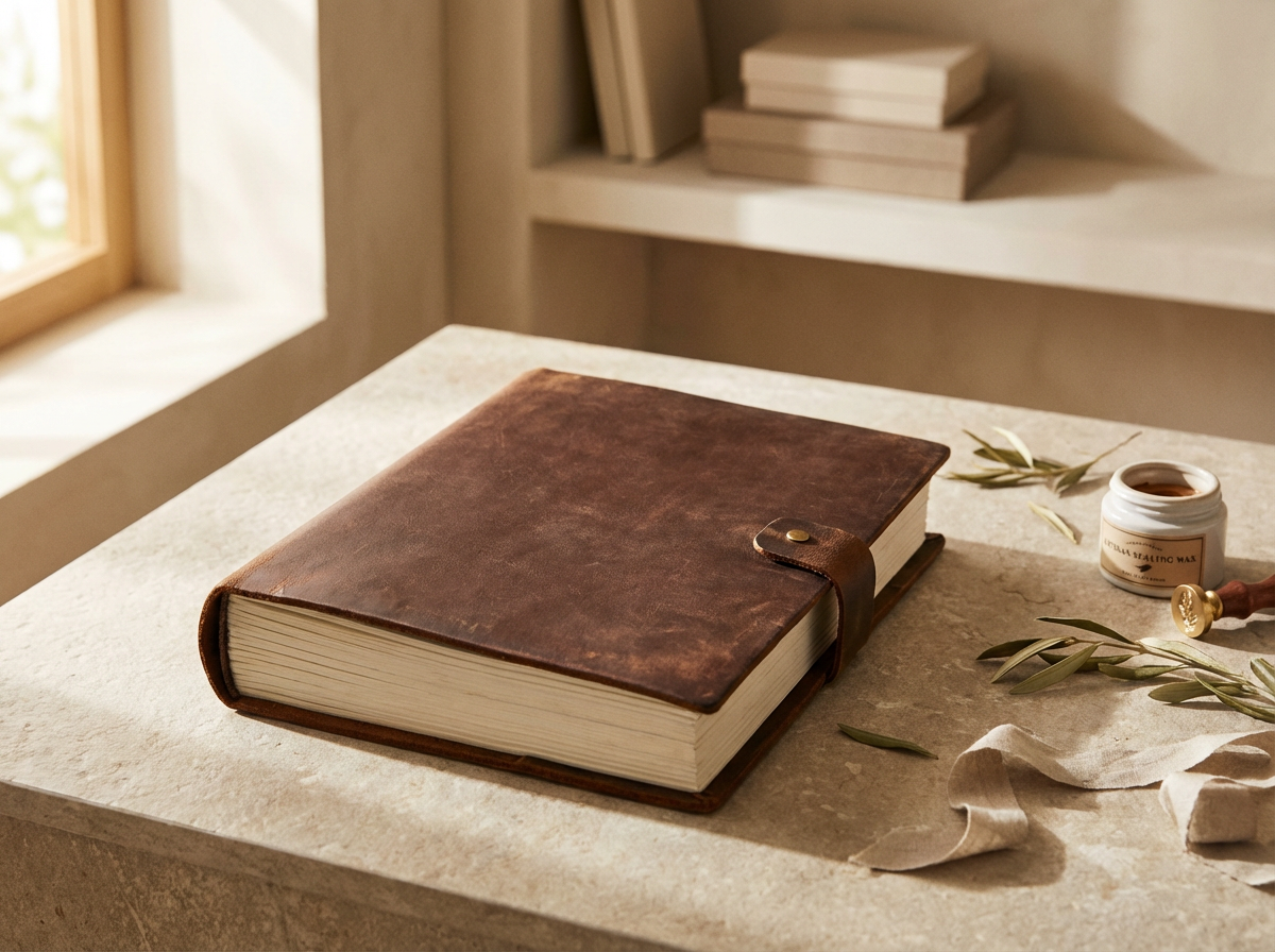 Leather Wedding Folio