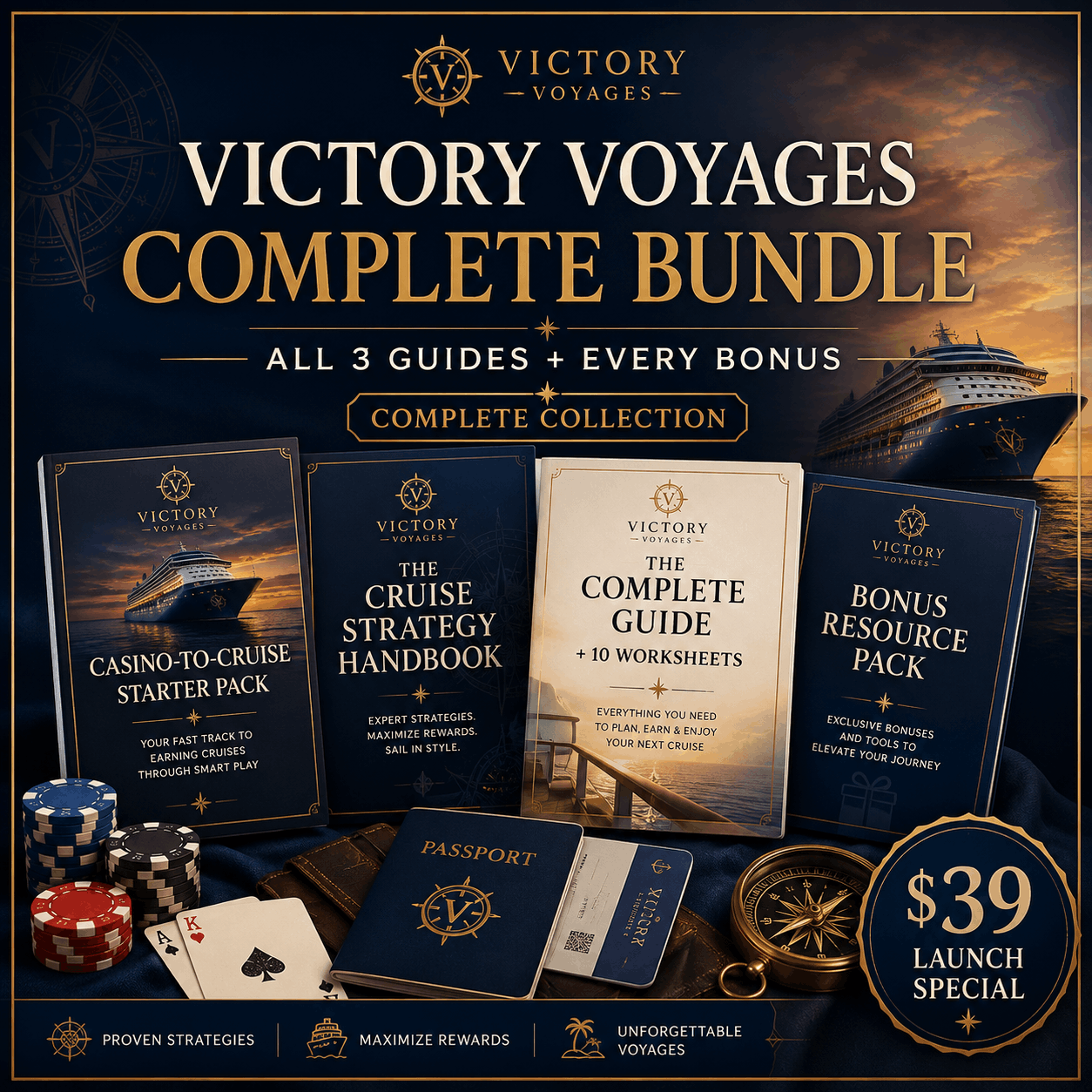 Victory Voyages complete cruise planning guide bundle