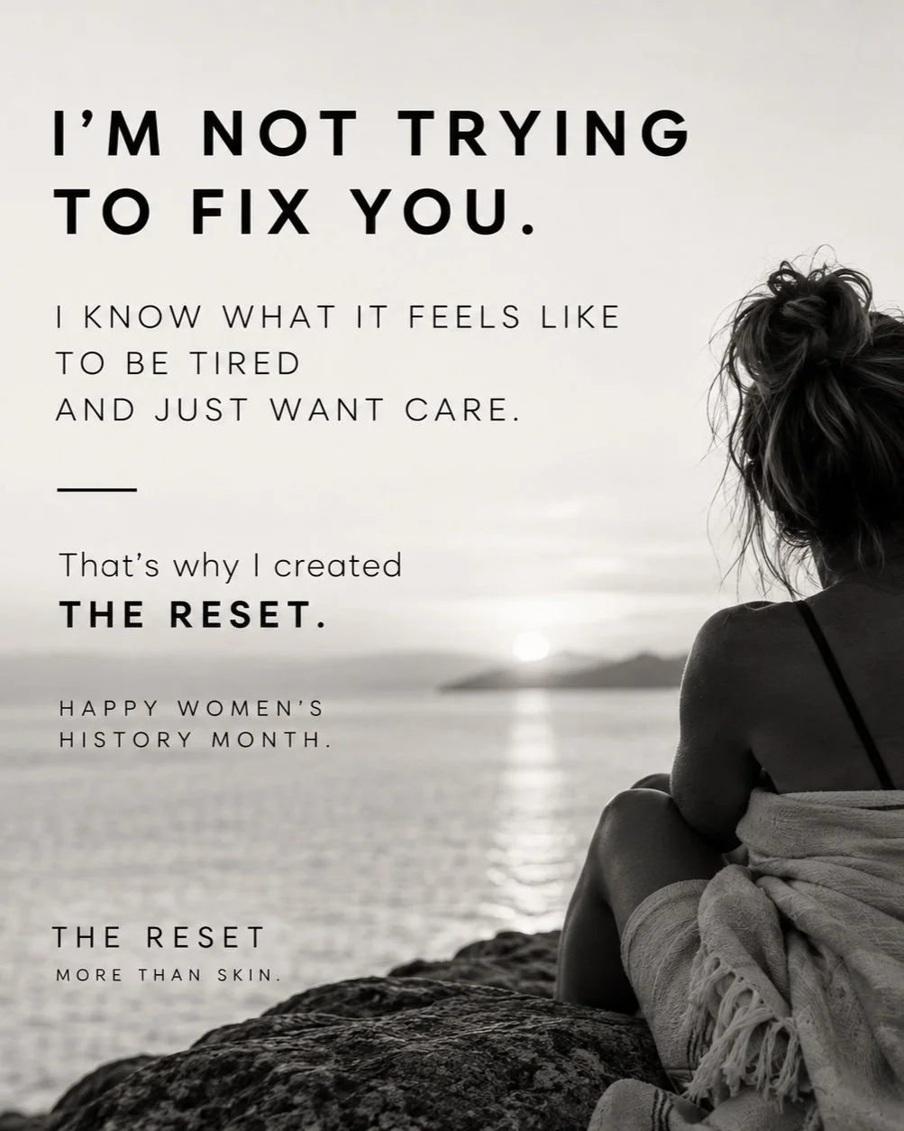 🐇 🐇
Happy Women&rsquo;s History Month.

I know what it feels like to be tired.

To carry a lot. 
To care for other people. 
To work. To love. To lose. To change. To begin again.

And sometimes, I don&rsquo;t want advice.

I don&rsquo;t want another