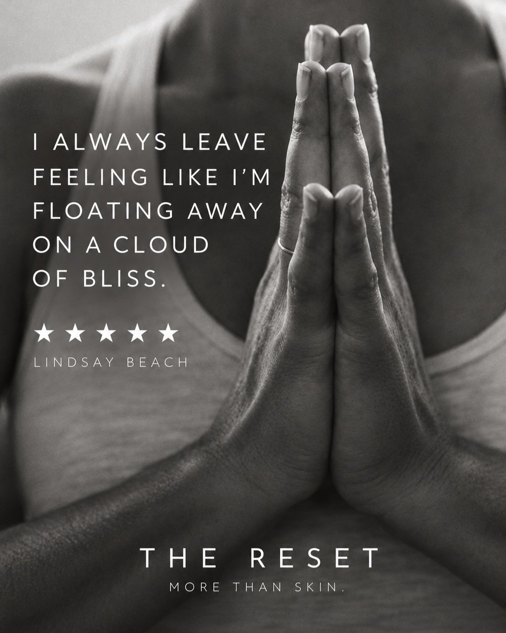 This is why THE RESET is so special to me.

I love this work.

I love creating each RESET. 
I love thinking about the person coming through my door and what they might need that day. 
I love giving what I have to give.

And that has value to me.

The