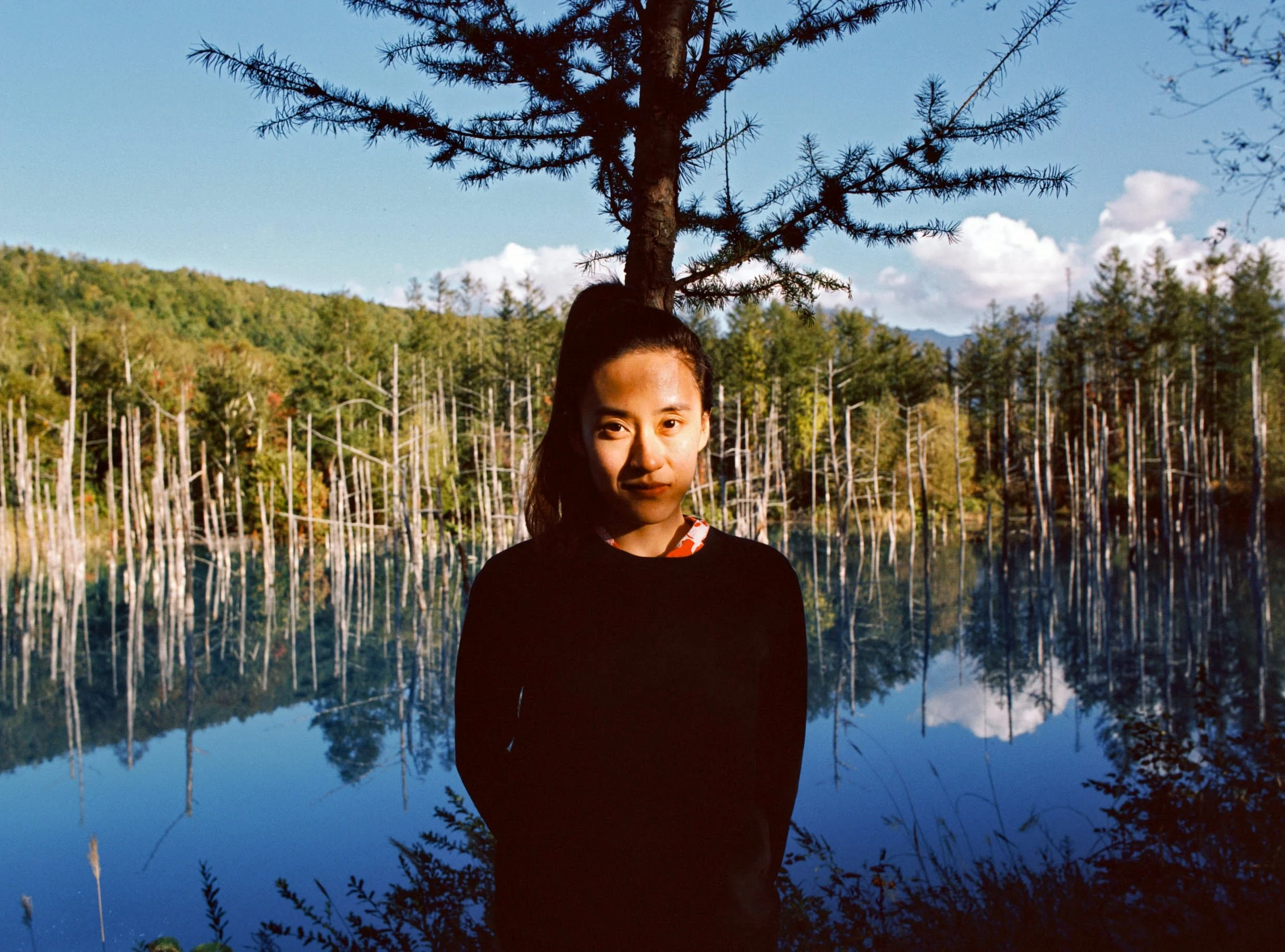 Shirogane Pond, Japan.  Shot on Pentax 645