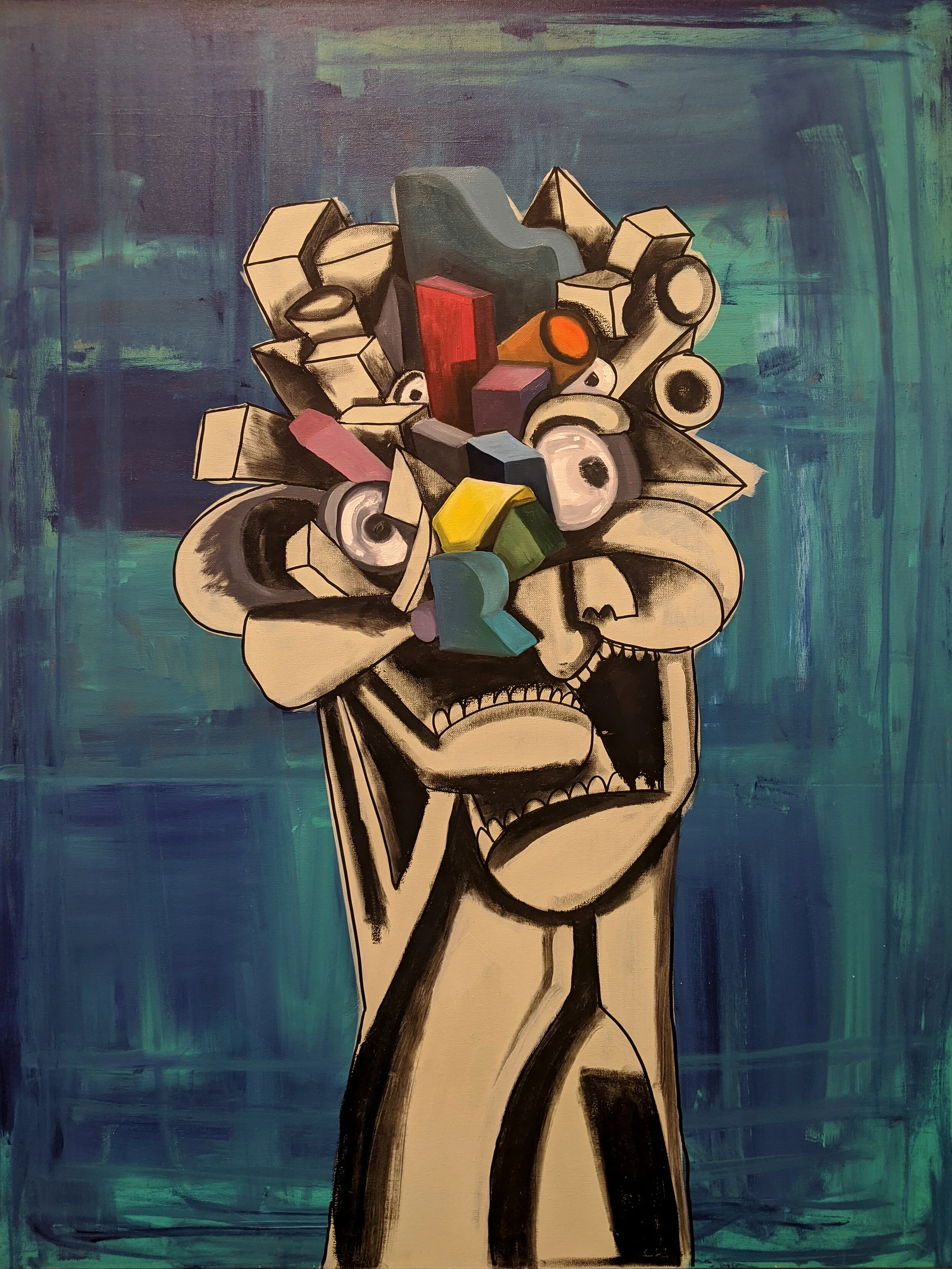  Ron Williams  Understand   Oil &amp; acrylic on canvas  $1.550 