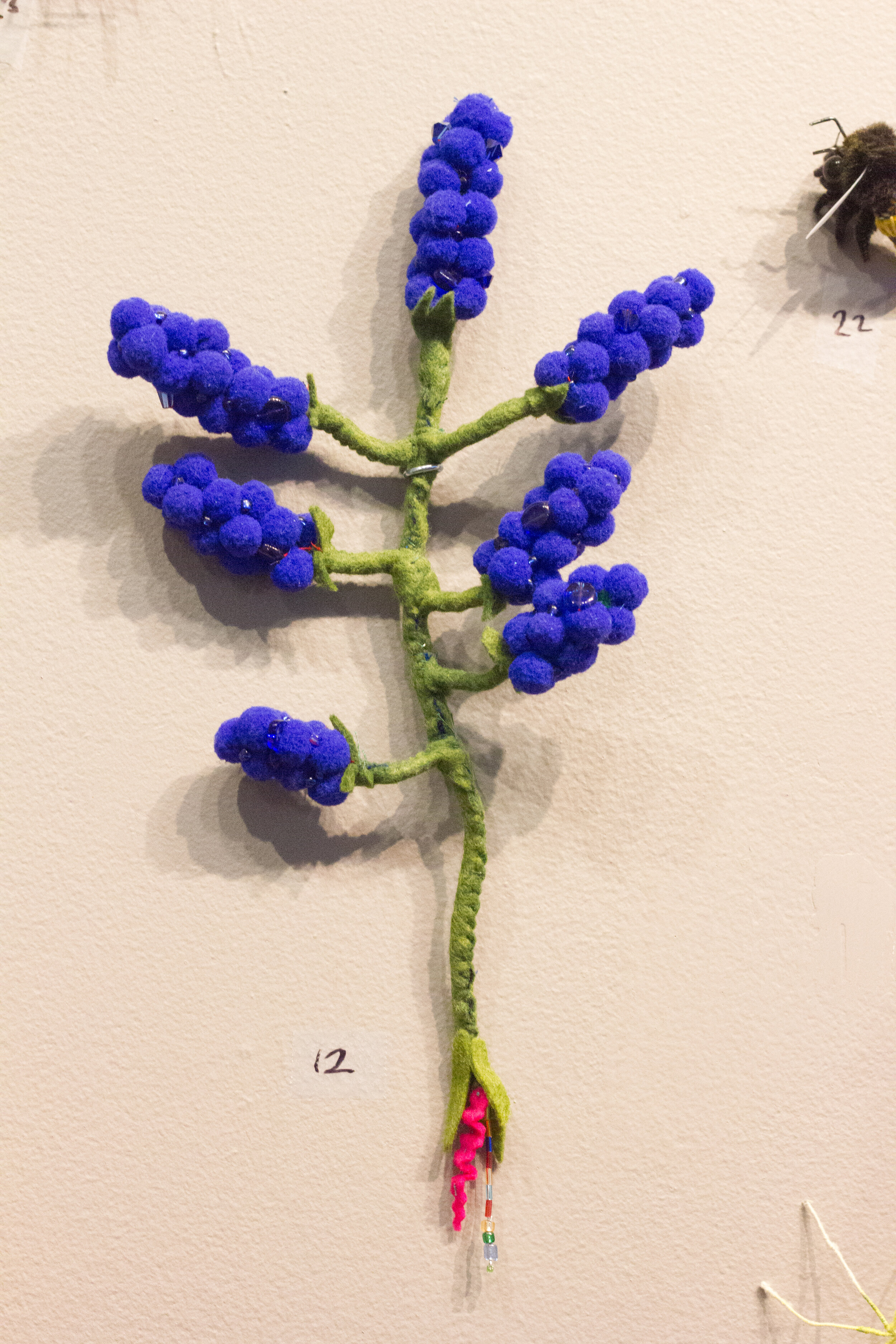 Untitled, Fabric, felt, beads, wire, sold