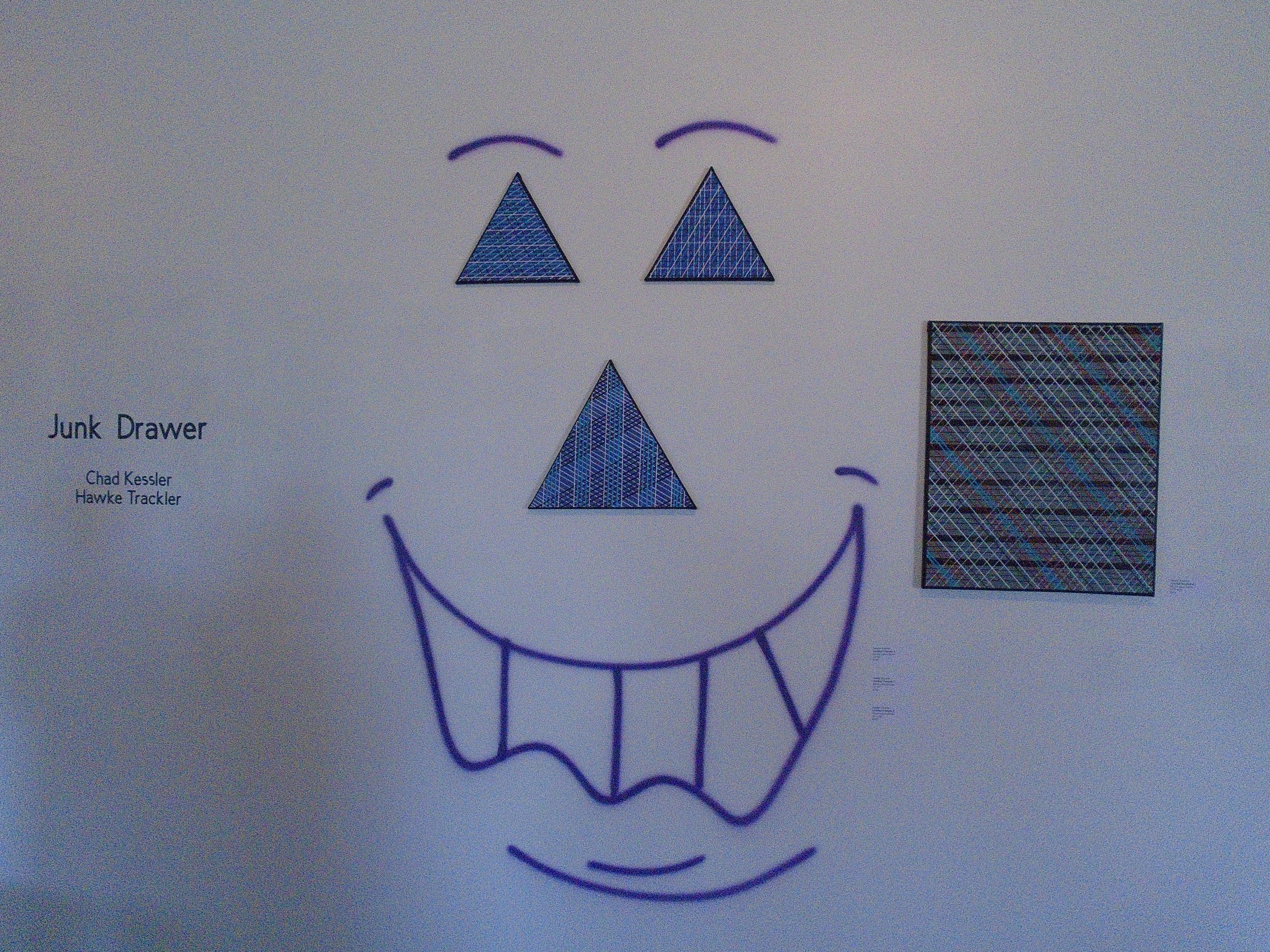Hawke Trackler - Untitled Triangle 1, Untitled Triangle 2 and Untitled Triangle 3