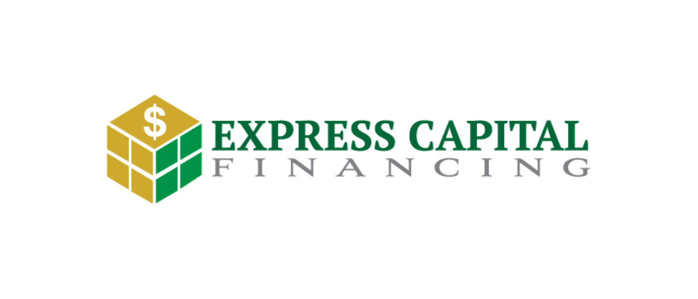 Logo of Express Capital Financing with a gold and green cube and a dollar sign, and the company name in green and gray text.