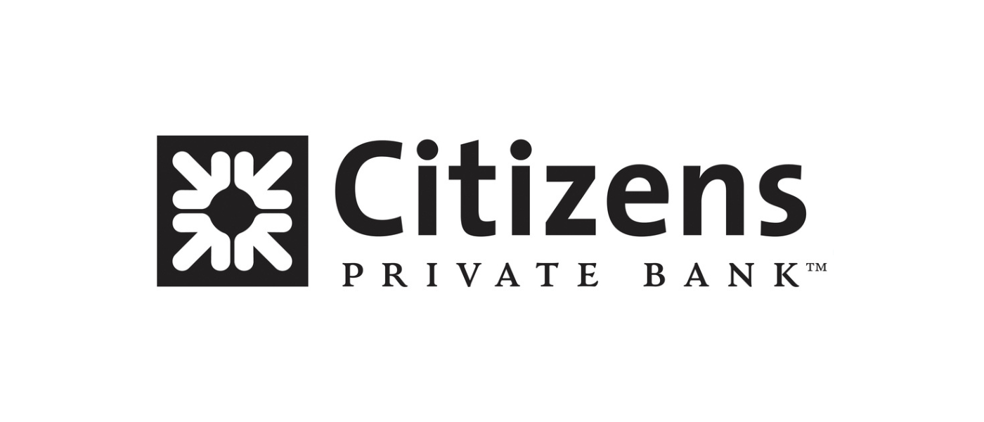 Logo of Citizens Private Bank in black and white with a stylized flower icon.