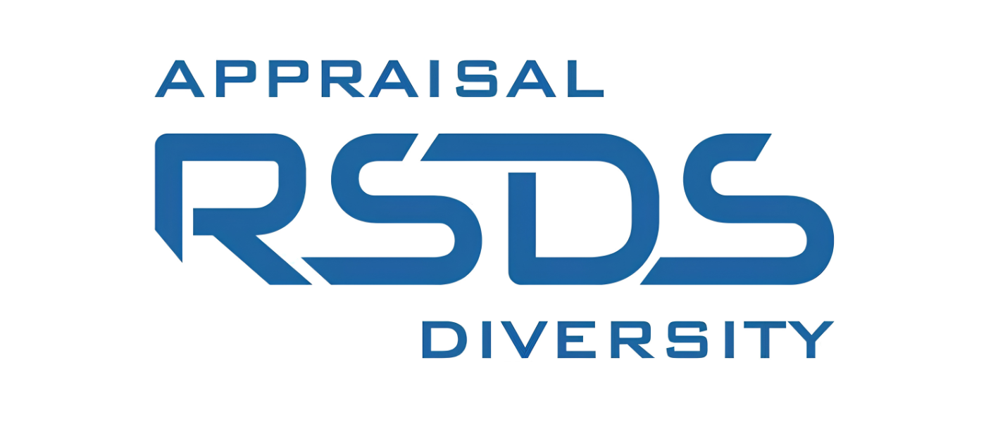 Logo for the Appraisal RSDS Diversity program with the words 'Appraisal RSDS' in large blue text and 'Diversity' underneath.