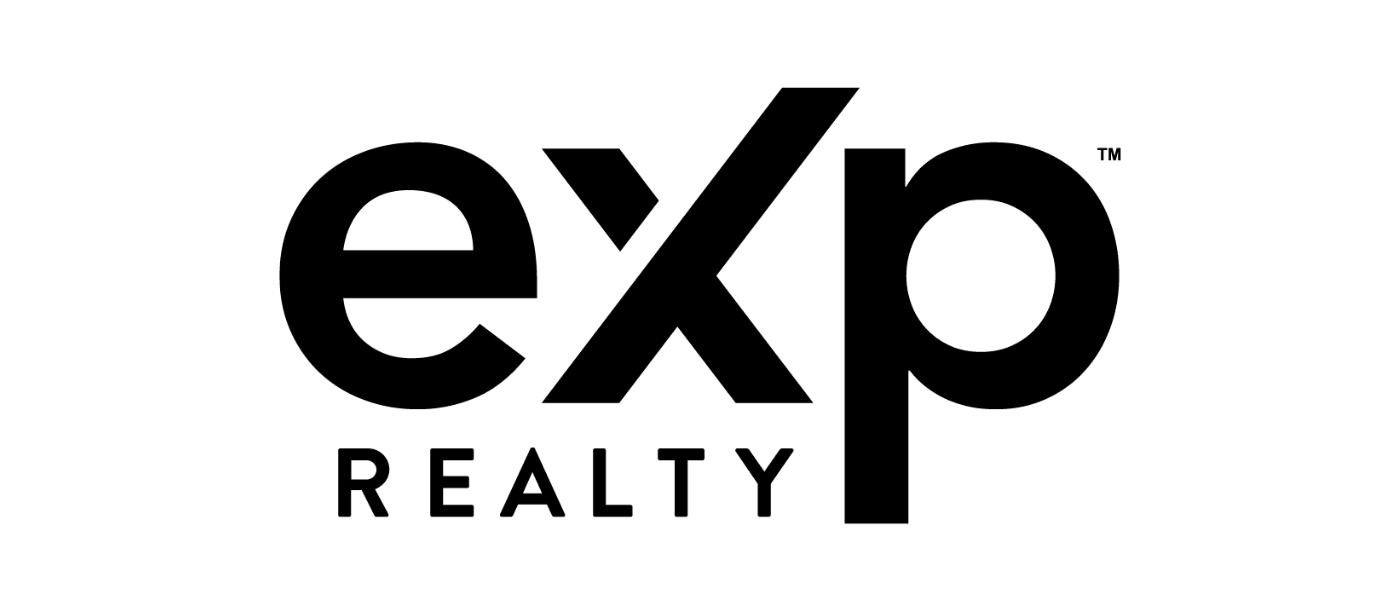 Black and white logo for Expy Realty with stylized text.