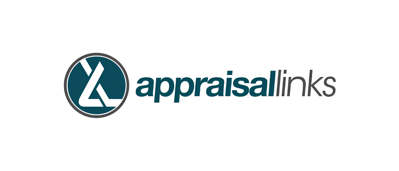 Appraisal Links logo with stylized letter A in a circle and text 'appraisal links' next to it.