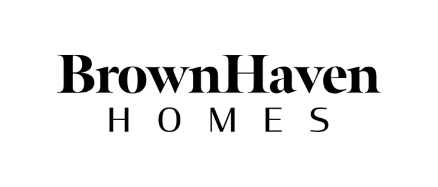 Brown Haven Homes logo in black text on a white background.