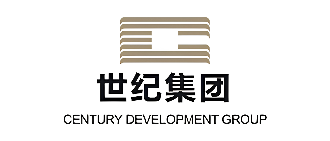 Logo for Century Development Group with stylized building graphic and Chinese characters