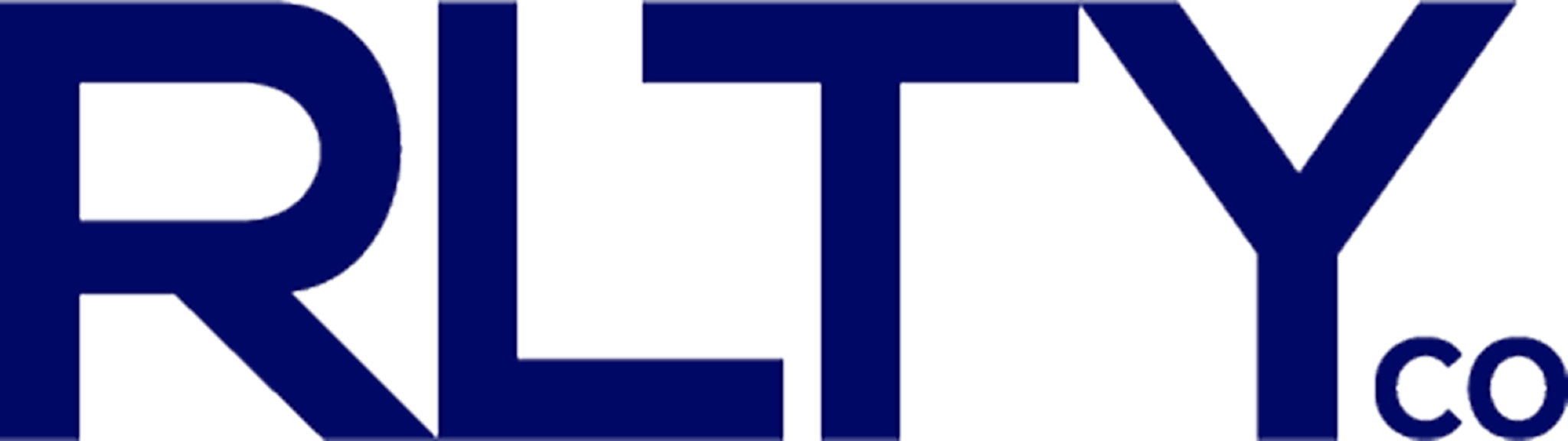 The logo of RRicky Co in dark blue lettering on a black background.