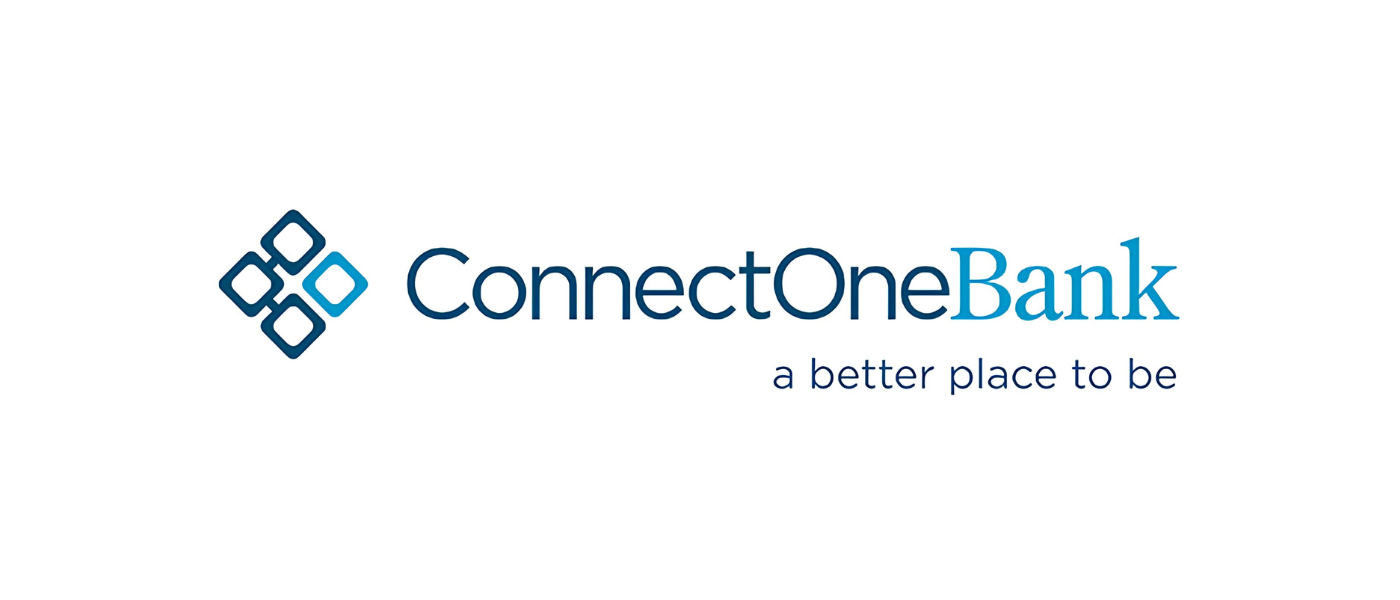 Logo for ConnectOneBank with the tagline 'a better place to be'.