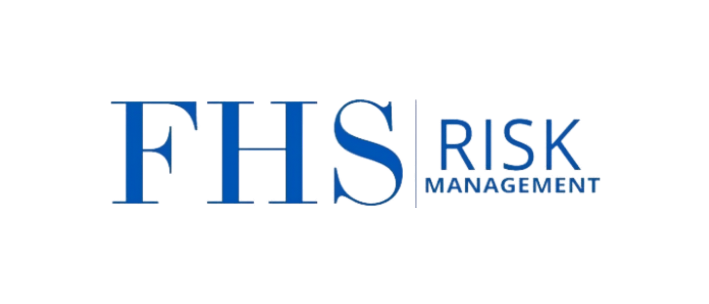 FHS Risk Management logo with blue text on a white background.