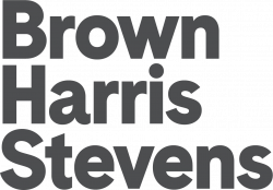 Text reading 'Brown Harris Stevens' in black font on a transparent background.