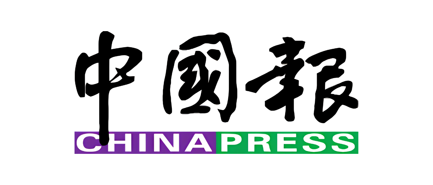 Chinese characters above the words 'CHINA PRESS' in purple and green boxes.