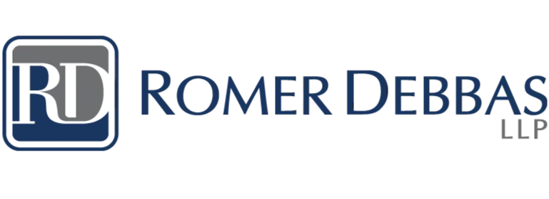 Romer Debbas logo with a stylized 'R' and 'D' inside a square, alongside the company name 'ROMER DEBBAS'
