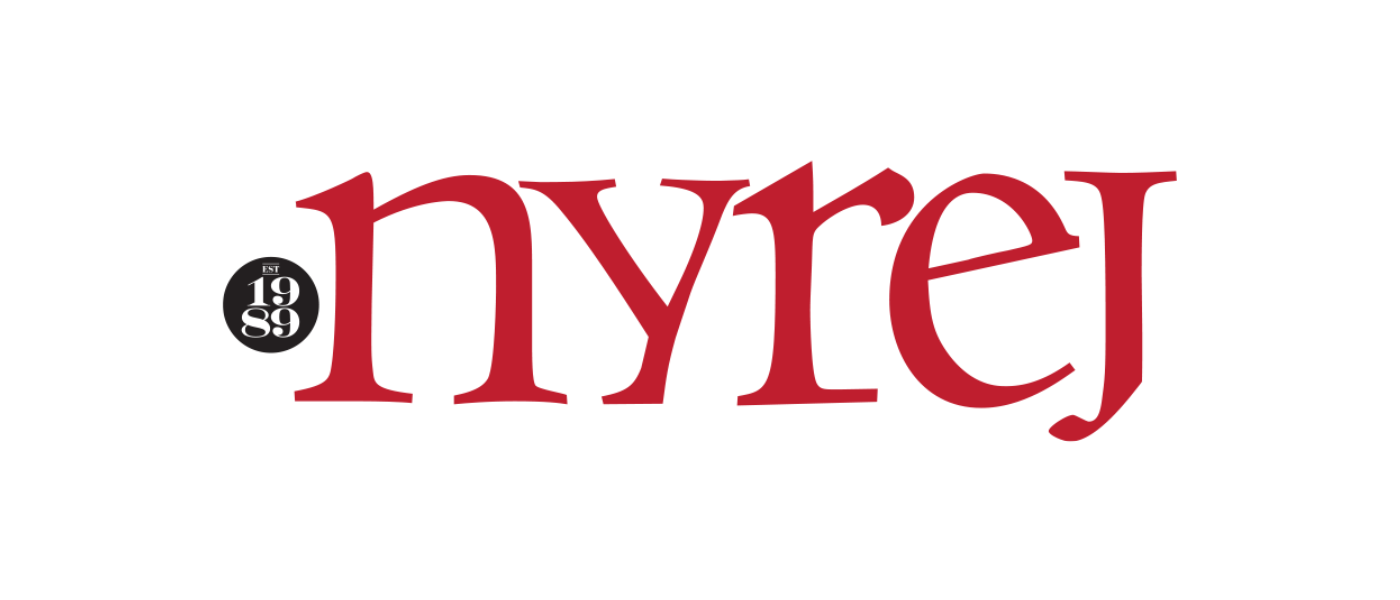 The word 'nyer' in red stylized font with a small black circle containing 'Est 1989' to the left of the letter 'n'.