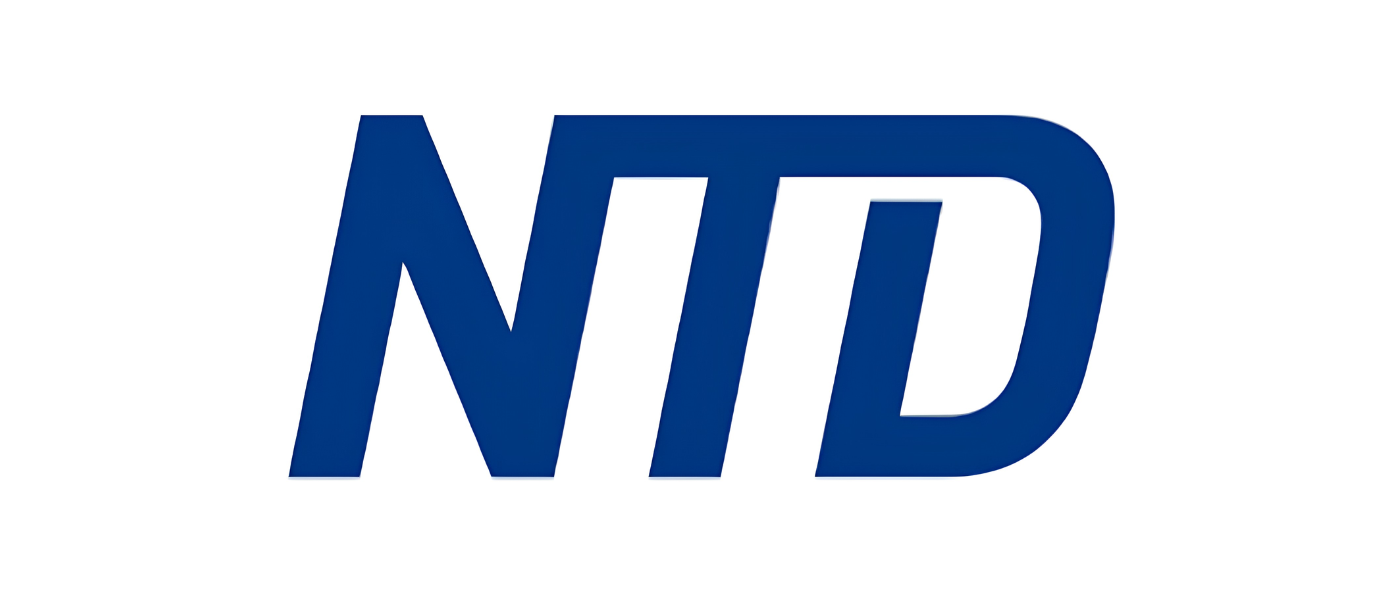 Logo with the letters 'NID' in blue text on a white background, with a curved top on the 'D'.