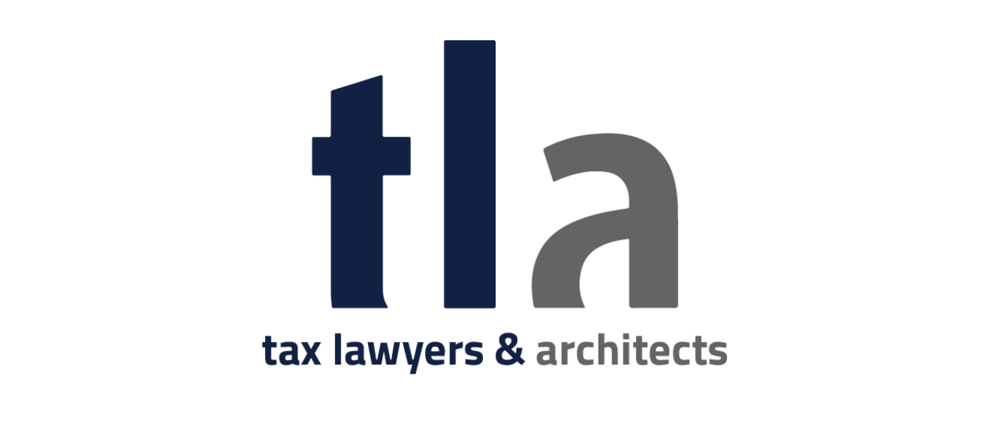 Logo with stylized 'tia' and the words 'tax lawyers & architects' below.