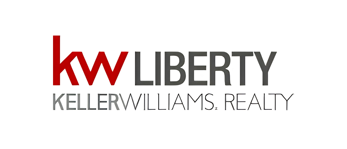 The logo of KW Liberty Keller Williams Realty with red 'kw', gray 'LIBERTY', and black 'KELLER WILLIAMS REALTY' text on a white background.