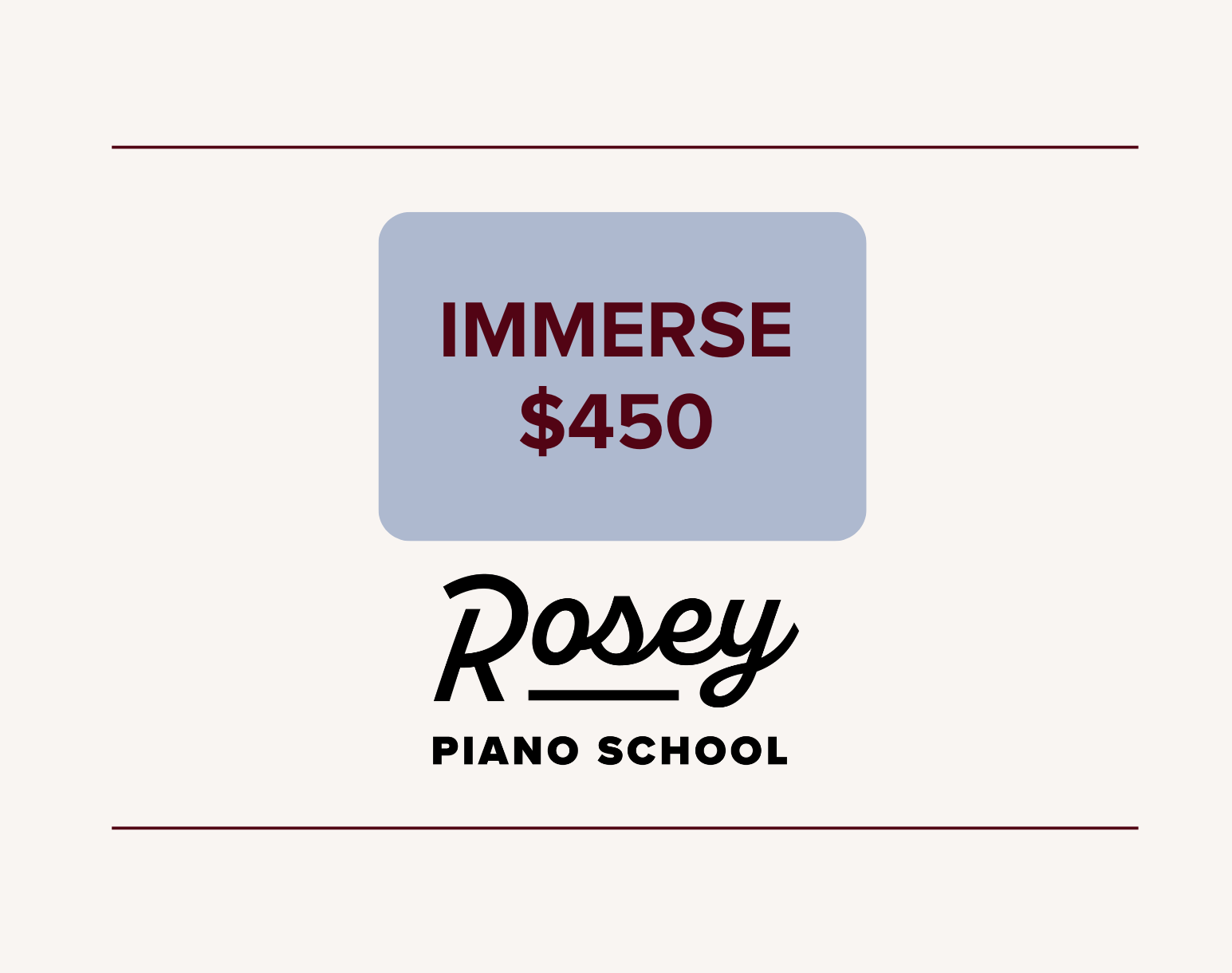 Back to School: Immerse